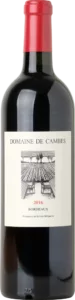 Domaine de Cambes, Bordeaux 2018 0,75 l